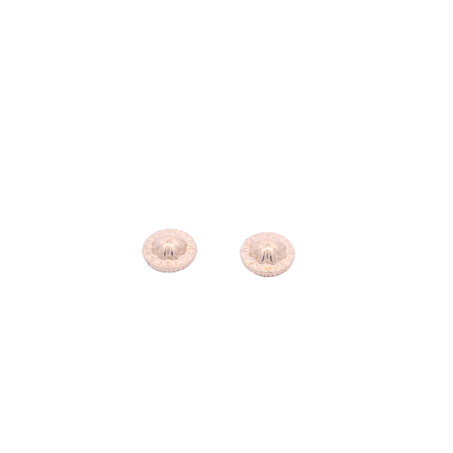 14k yellow gold threaded post earring back
