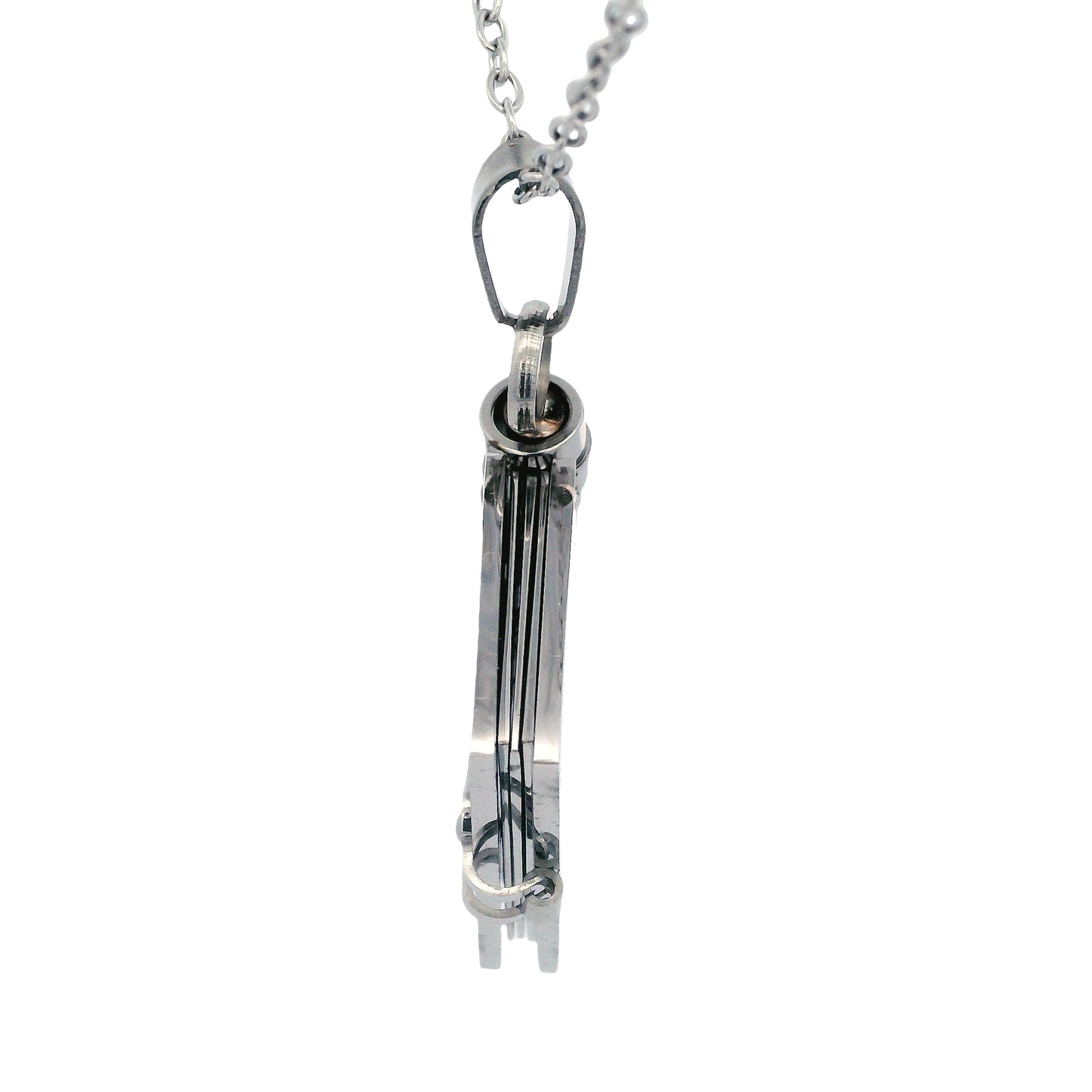 Stainless Steel Booklovers Necklace